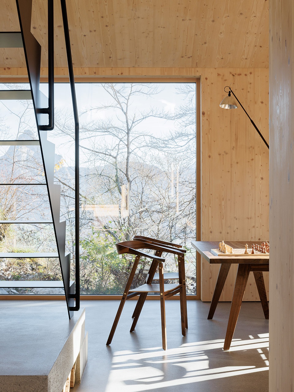 the swiss alpine cabin reconstruction by guca arch