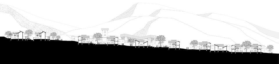 yanmaidi resettlement community by contemplative space architectural design co ltd