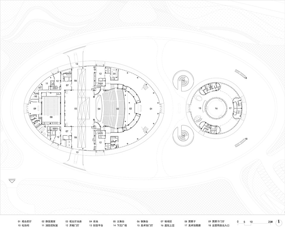 Ezhou Cultural Center Drawing