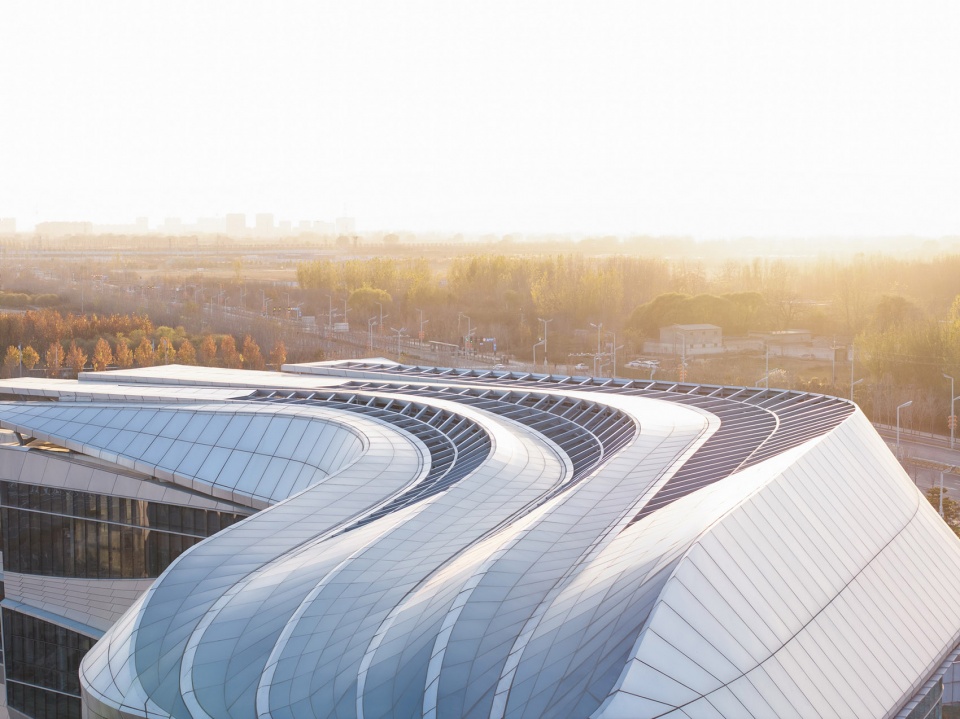 new energy eco city zero carbon exhibition center by wsp