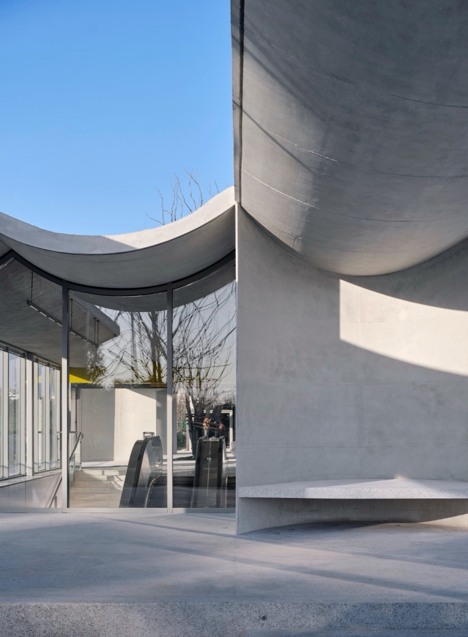 Emerging from Wetland East Kangqiao Station of Shanghai Airport Link by Original Design Studio TJAD