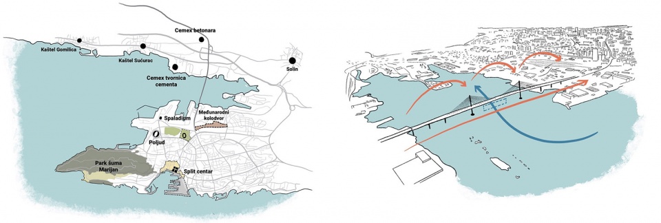 Kastela Bay Bridge by 3LHD Architects 拷贝