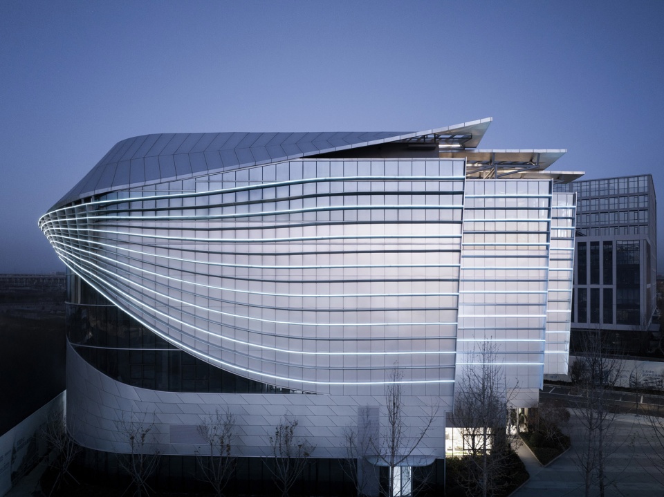 new energy eco city zero carbon exhibition center by wsp