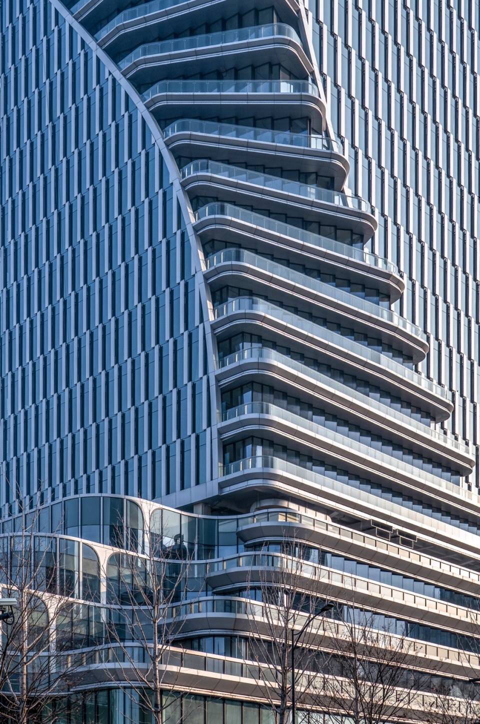 the linping fintech tower by china united engineering corporation limited