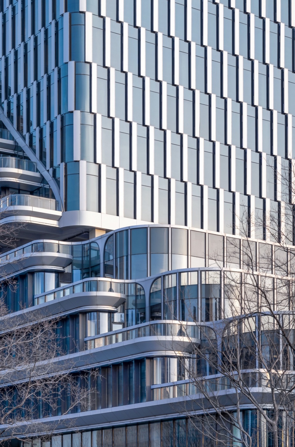 the linping fintech tower by china united engineering corporation limited