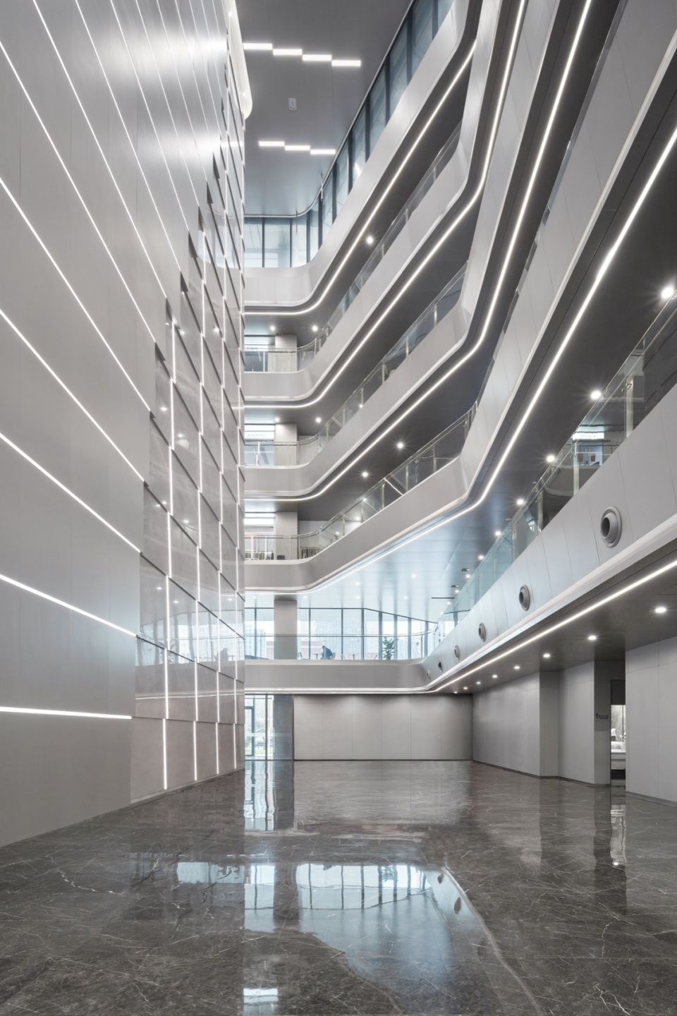 the linping fintech tower by china united engineering corporation limited