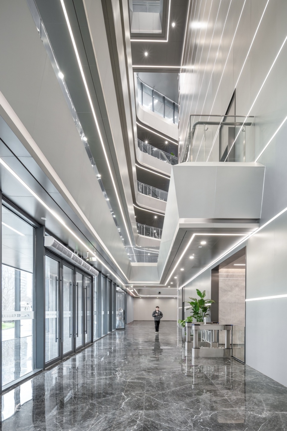 the linping fintech tower by china united engineering corporation limited