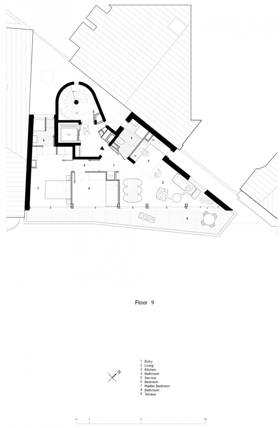 105 Boulevard Poniatowski 12 social housing 1 business premises by MARS Architectes