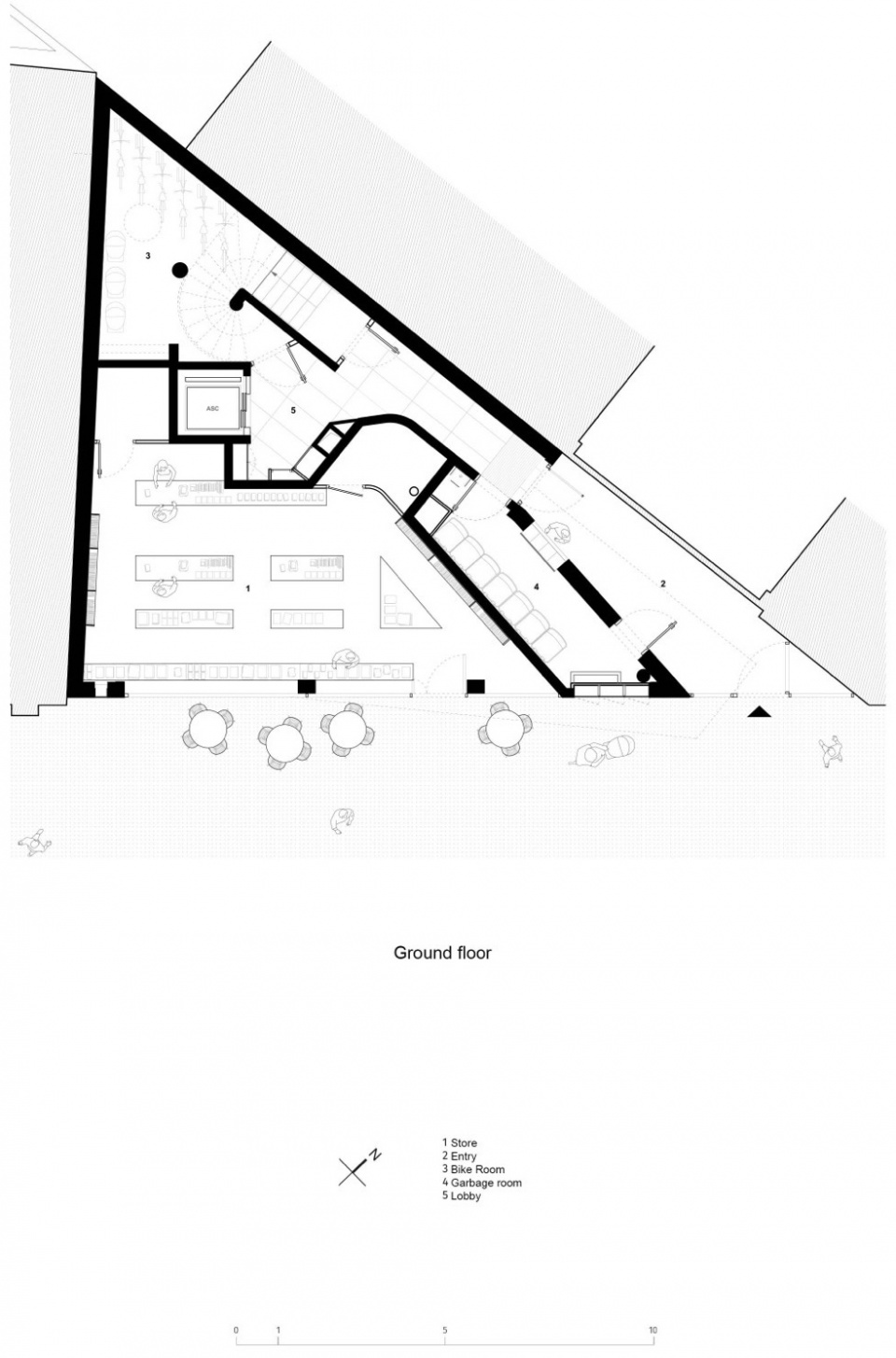 105 Boulevard Poniatowski 12 social housing 1 business premises by MARS Architectes