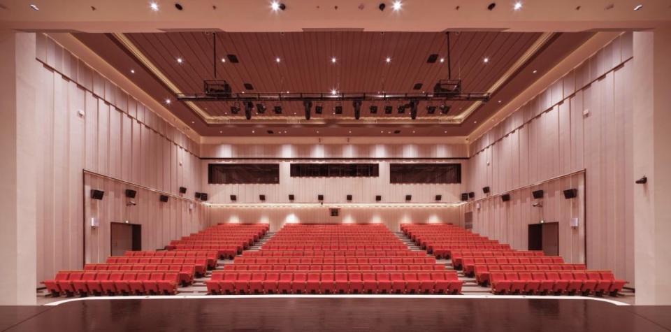 Theater of Haimen Cultural Center by Architects Engineers co ltd of Southeast University