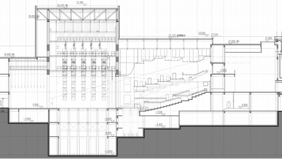 Theater of Haimen Cultural Center by Architects Engineers co ltd of Southeast University