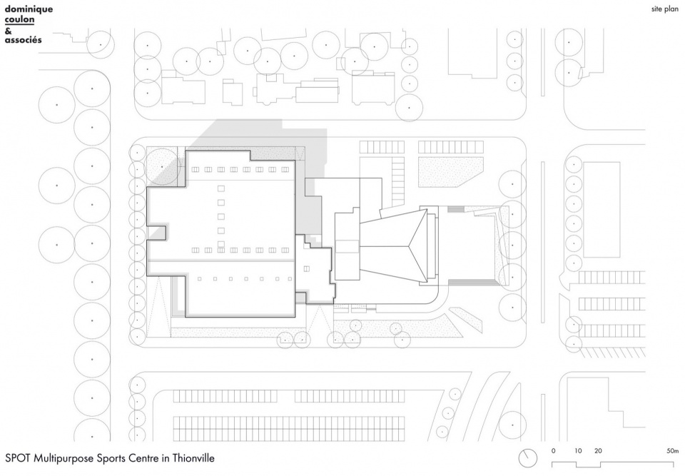 SPOT Multipurpose Sports Centre in Thionville by Dominique Coulon Associes