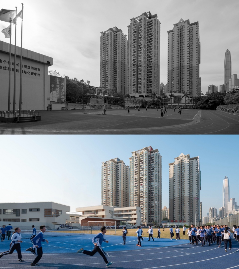 Intervention of Hongling Middle School Shixia Campus by Tumushi Architects