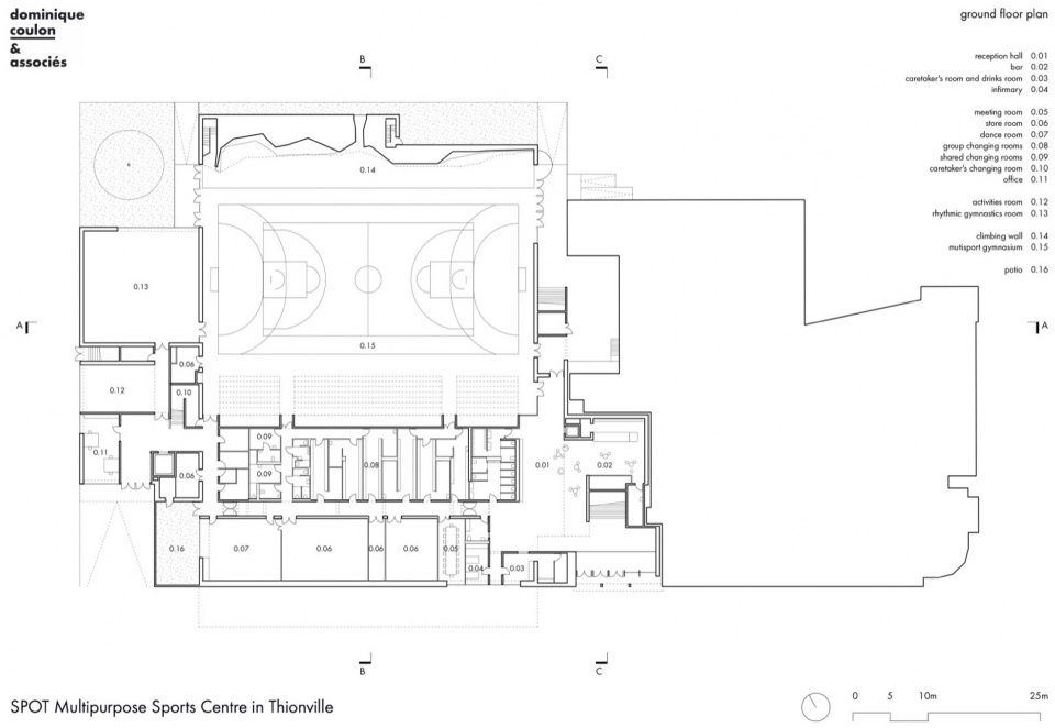 SPOT Multipurpose Sports Centre in Thionville by Dominique Coulon Associes