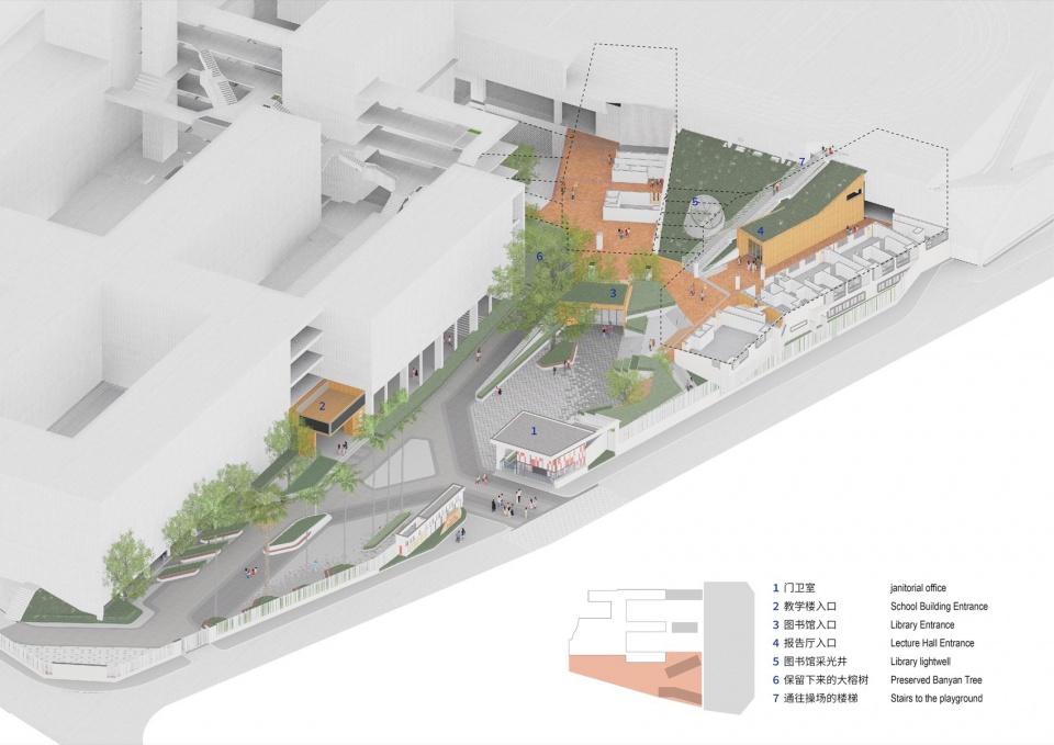 Intervention of Hongling Middle School Shixia Campus by Tumushi Architects