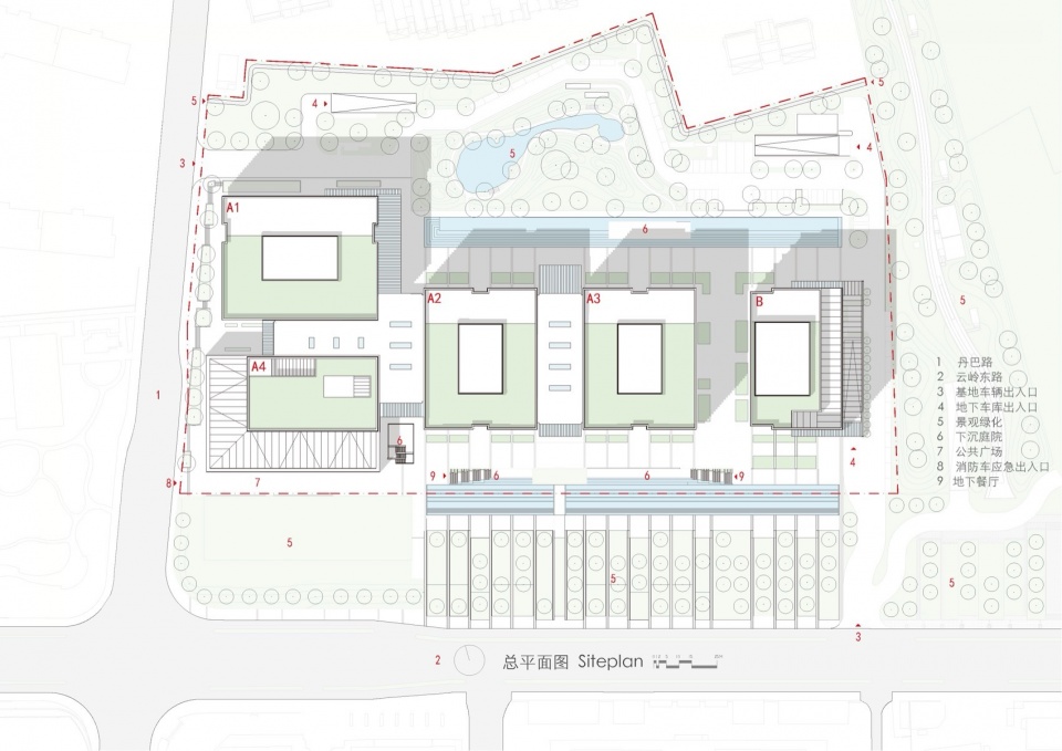 Shanghong Business Center Shanghai Modern Automobile Service Industry Agglomeration Putuo Shanghai by Atelier Z
