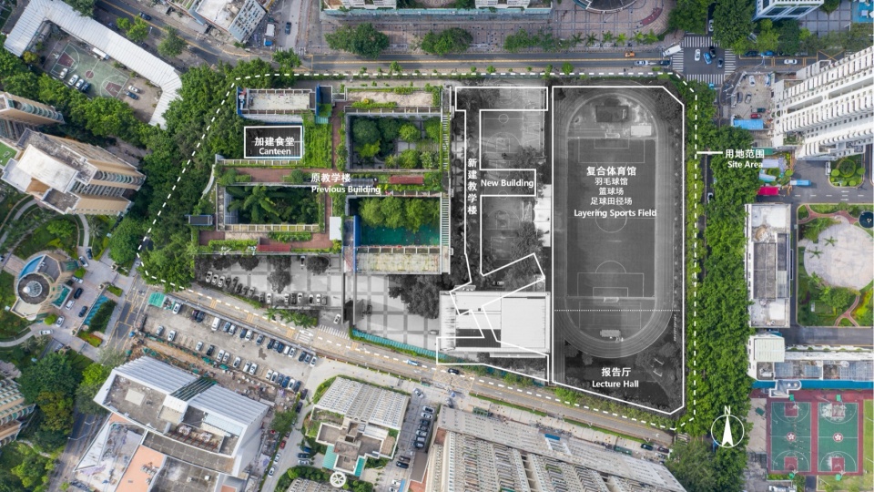 Intervention of Hongling Middle School Shixia Campus by Tumushi Architects