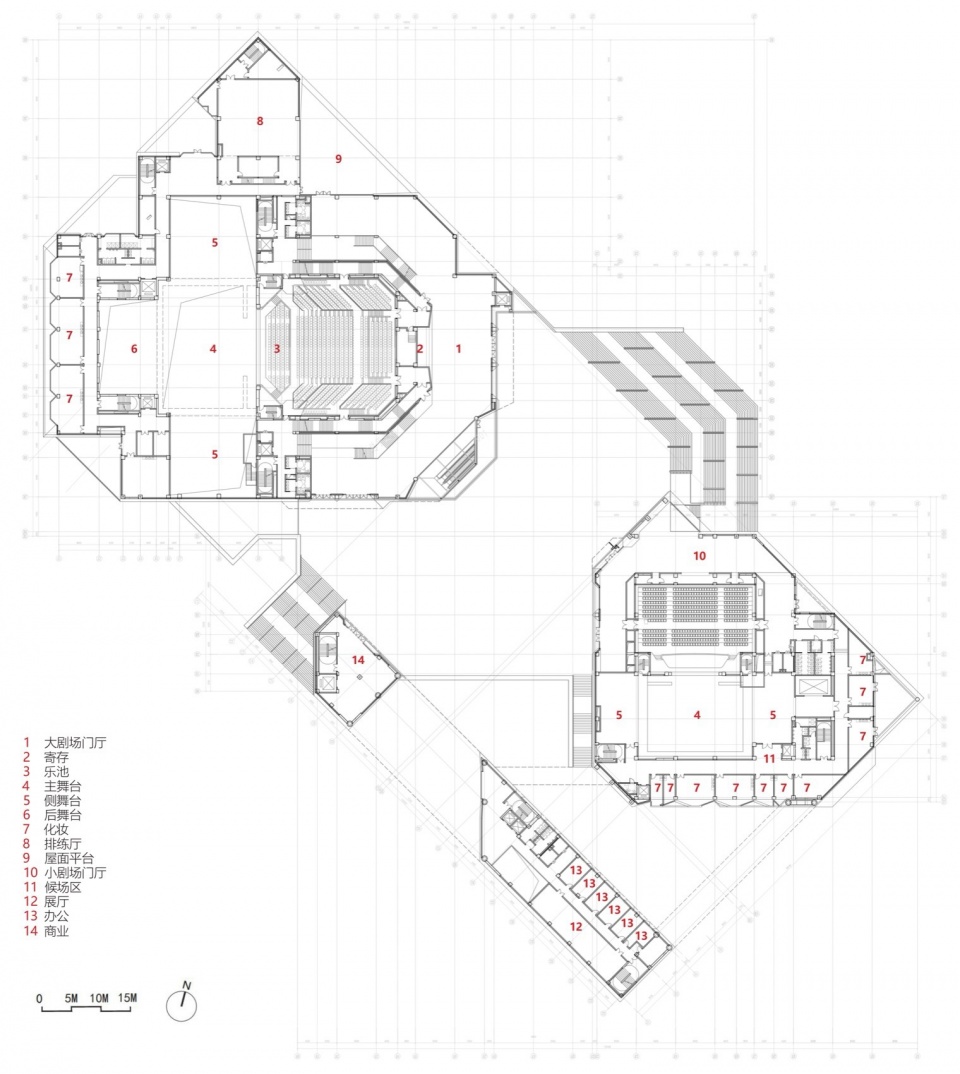 Theater of Haimen Cultural Center by Architects Engineers co ltd of Southeast University