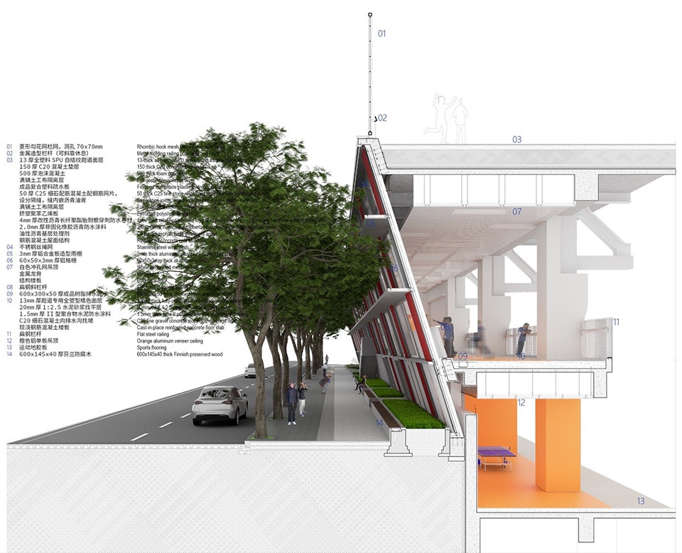 Intervention of Hongling Middle School Shixia Campus by Tumushi Architects