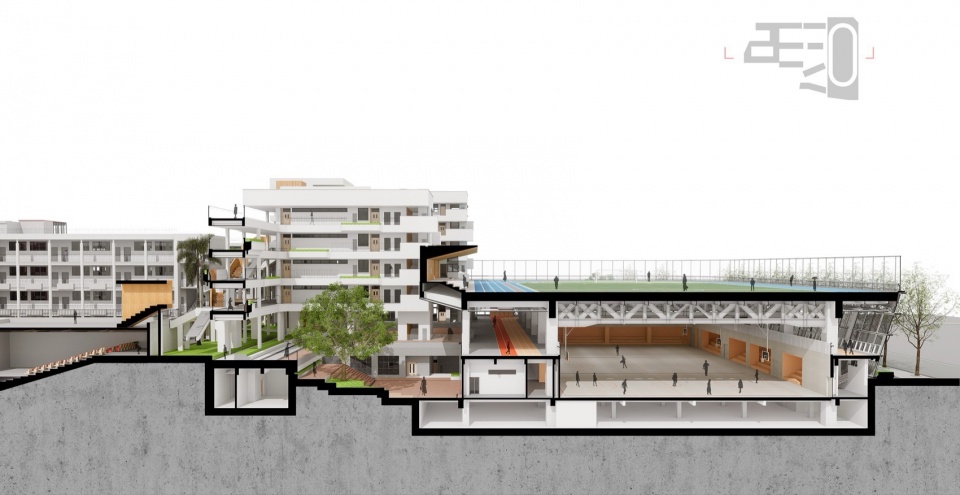 Intervention of Hongling Middle School Shixia Campus by Tumushi Architects