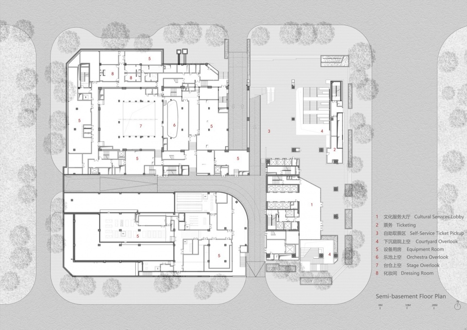 Antuoshan Public Cultural Center by HHD Shenzhen Huahui Design