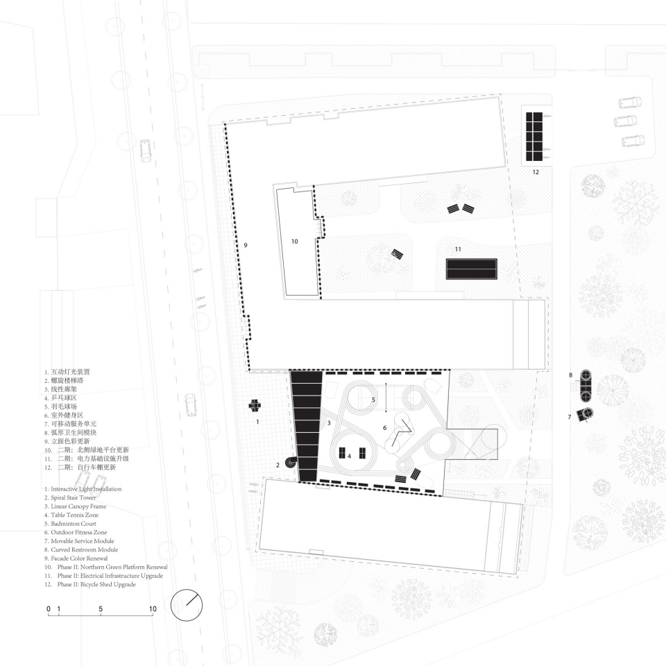 D01 总平面图 Site Plan ©衍述设计 Studio REN