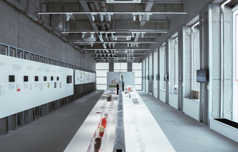 形态的诗学展陈空间设计，上海 / 雨凡建筑设计工作室