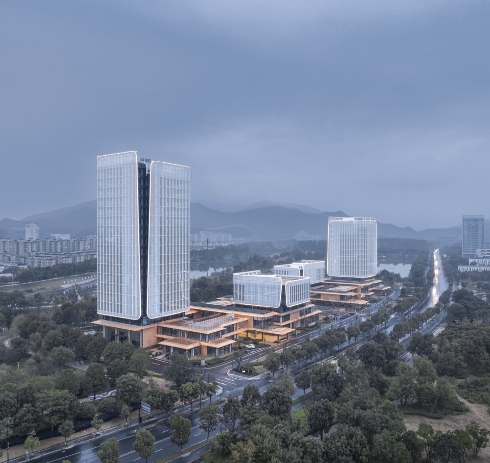 anji linxi innovation center by gla architects