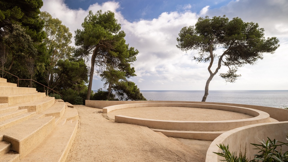 theatre in the santa clotilde gardens by scob
