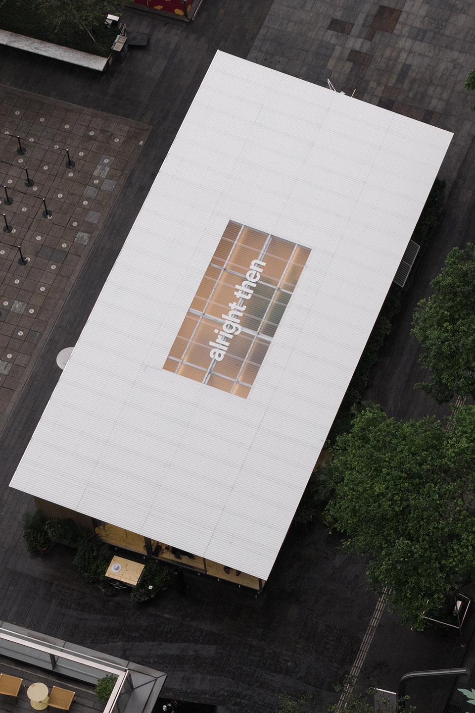 alright then pop up store by 0321studio