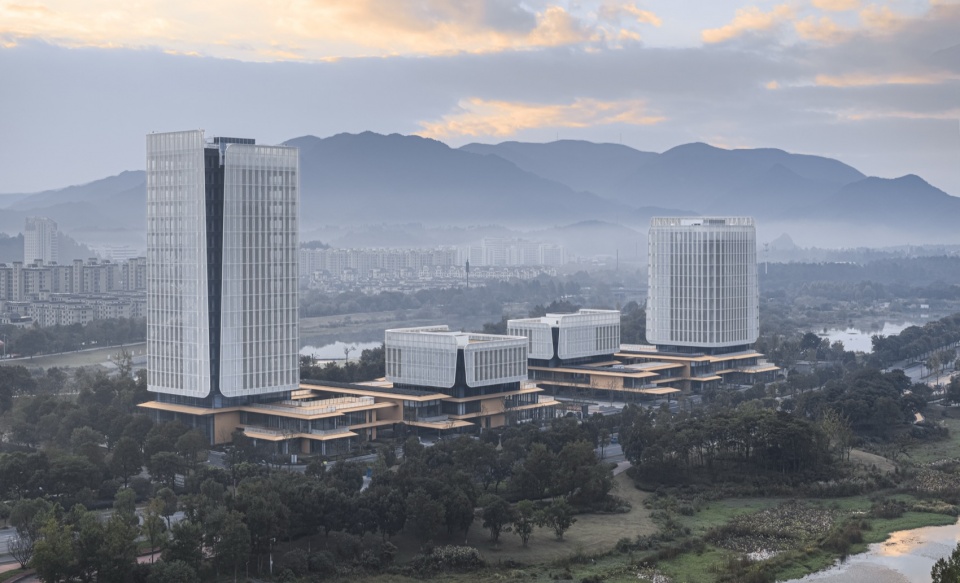 anji linxi innovation center by gla architects
