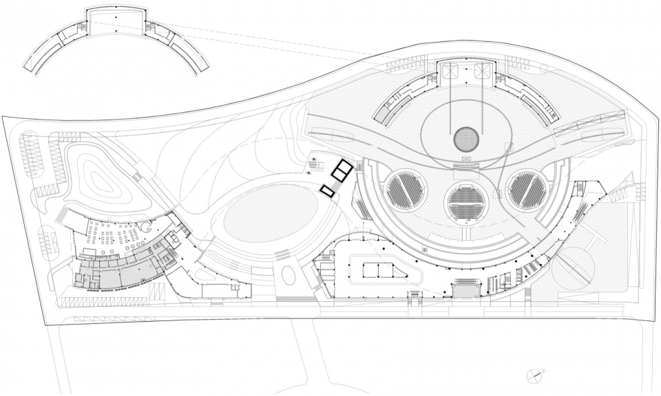 qingdao tangdao bay art center by oi architects