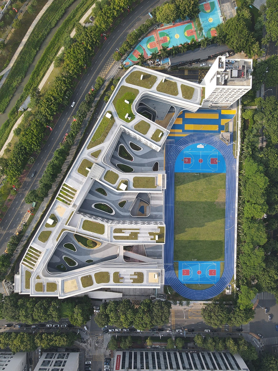redevelopment of pingshan elementary school into a nine year integrated school by ccdi dongxiying studio