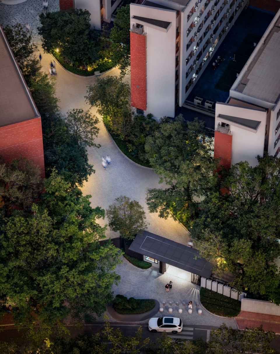 guangzhou nanfang college panyu middle school landscape renovation by ballistic architecture machine bam
