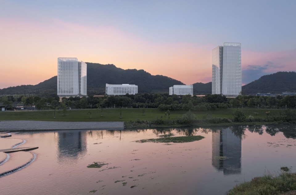 anji linxi innovation center by gla architects