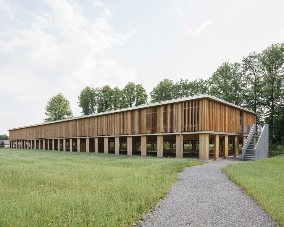 bo wooden multi storey car park germany by hk architekten hermann kaufmann partner zt