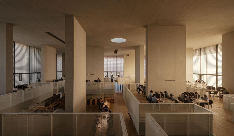 Kunshan Jinxi Senior High School by Atelier Deshaus