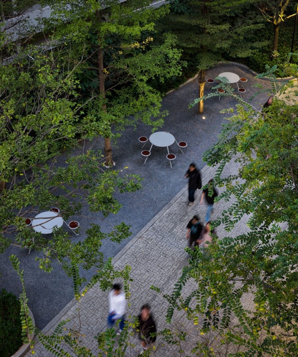 guangzhou nanfang college panyu middle school landscape renovation by ballistic architecture machine bam