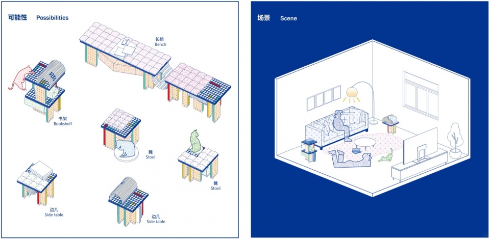 the adapter units for stray animal shelter by cable