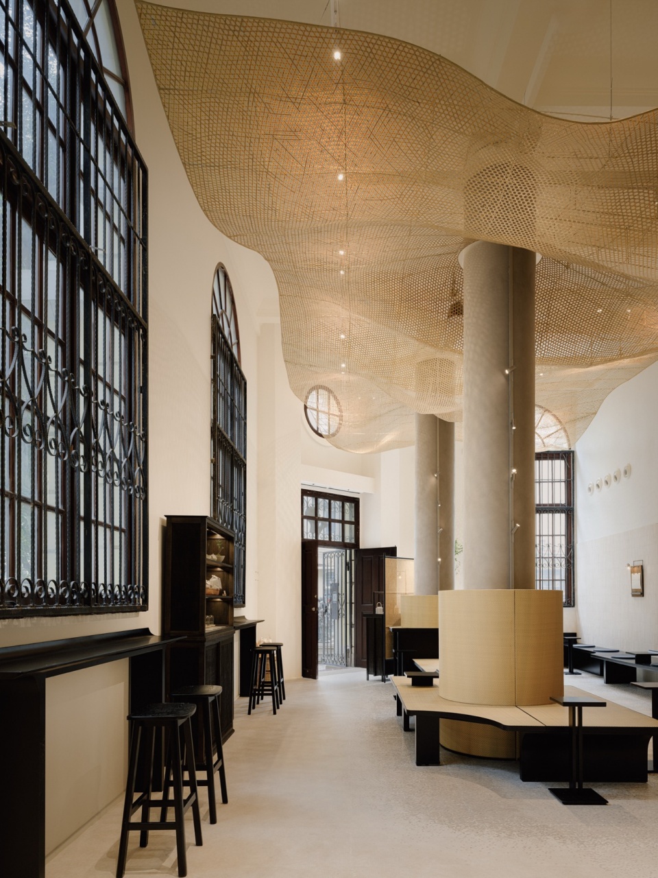heytea shamian dp store spatial design in guangzhou by leaping creative