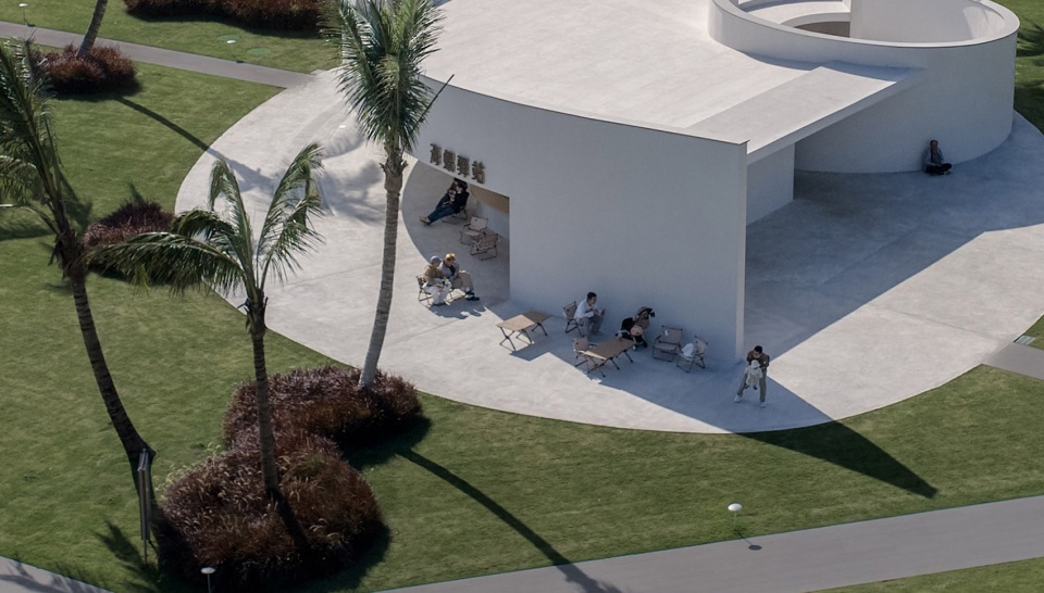conch station a spatial vortex by perform design studio