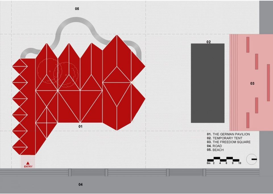 the german pavilion by the purple ink studio