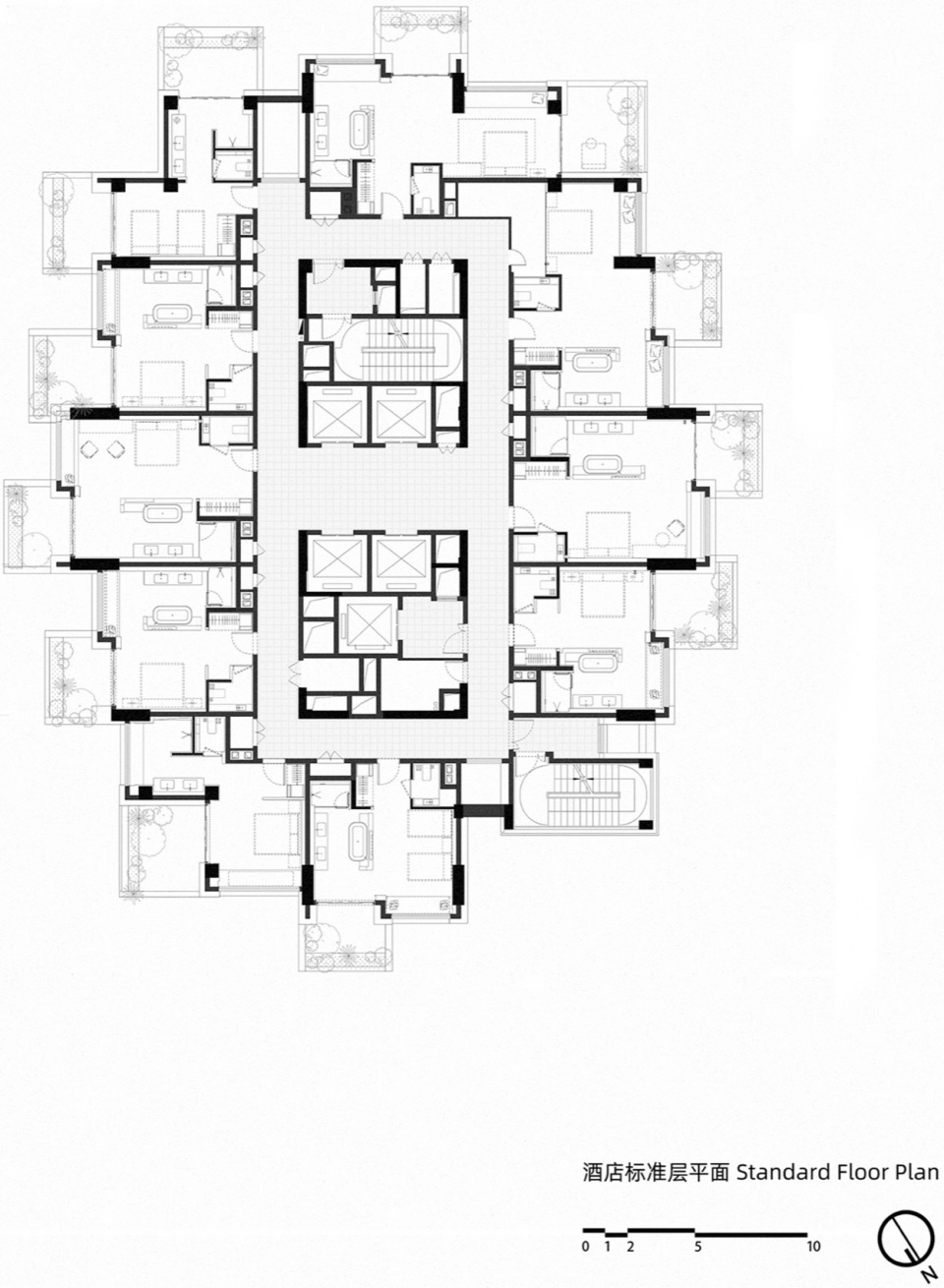 the lanshan hotel complex at aranya sanya by verse design