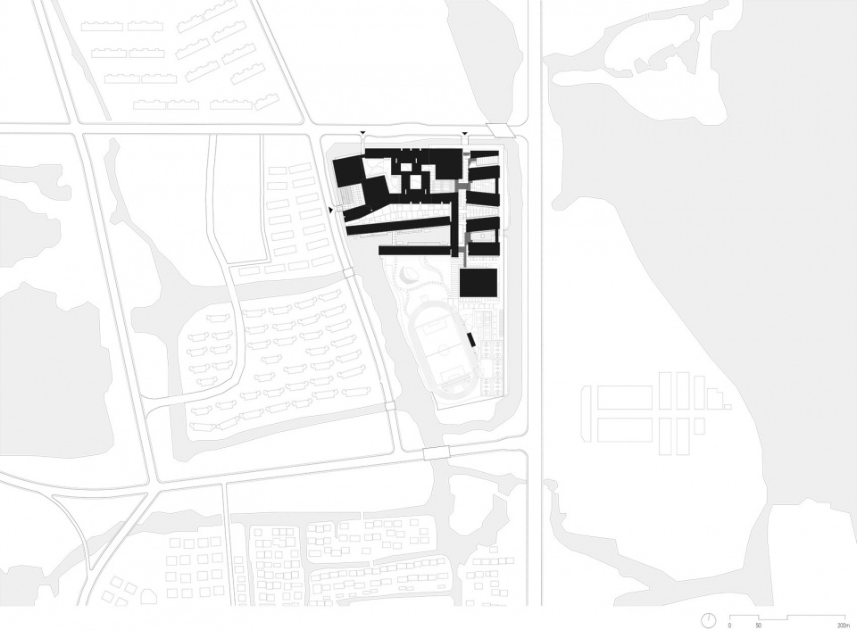 Kunshan Jinxi Senior High School by Atelier Deshaus