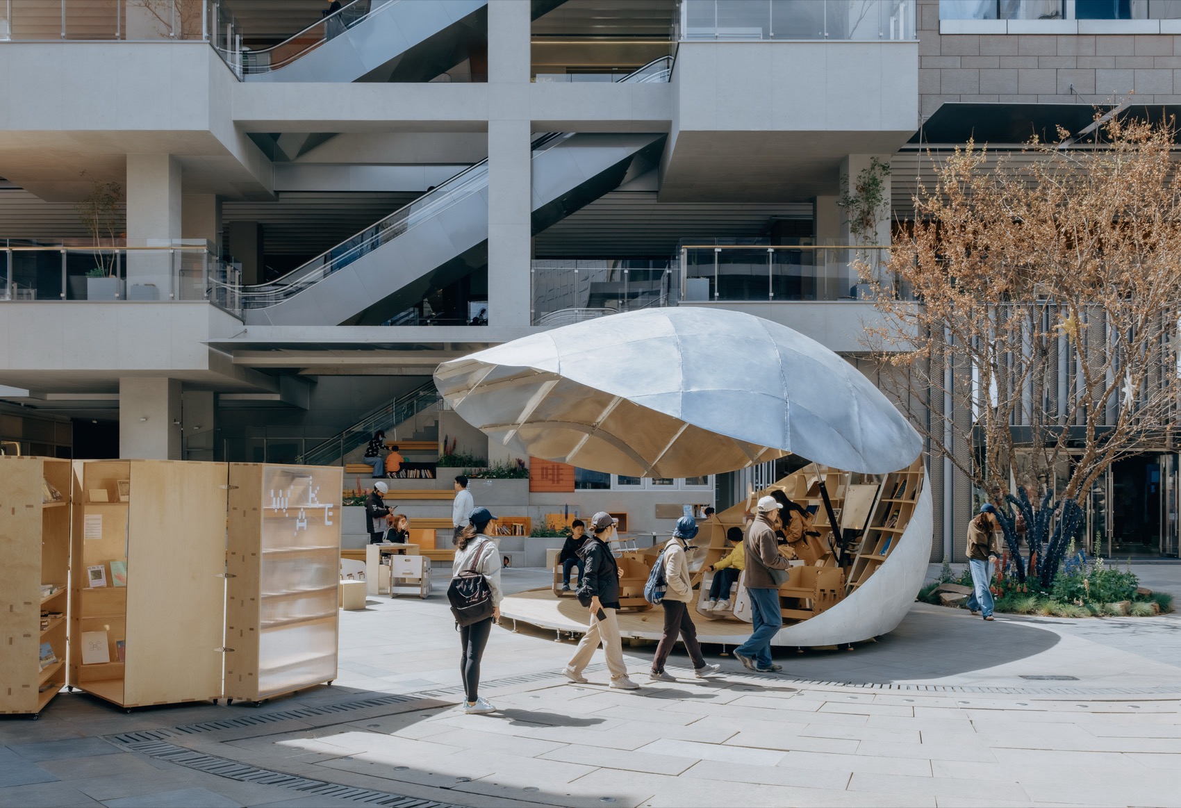 Shell Book Pavilion by LUO studio - 谷德设计网