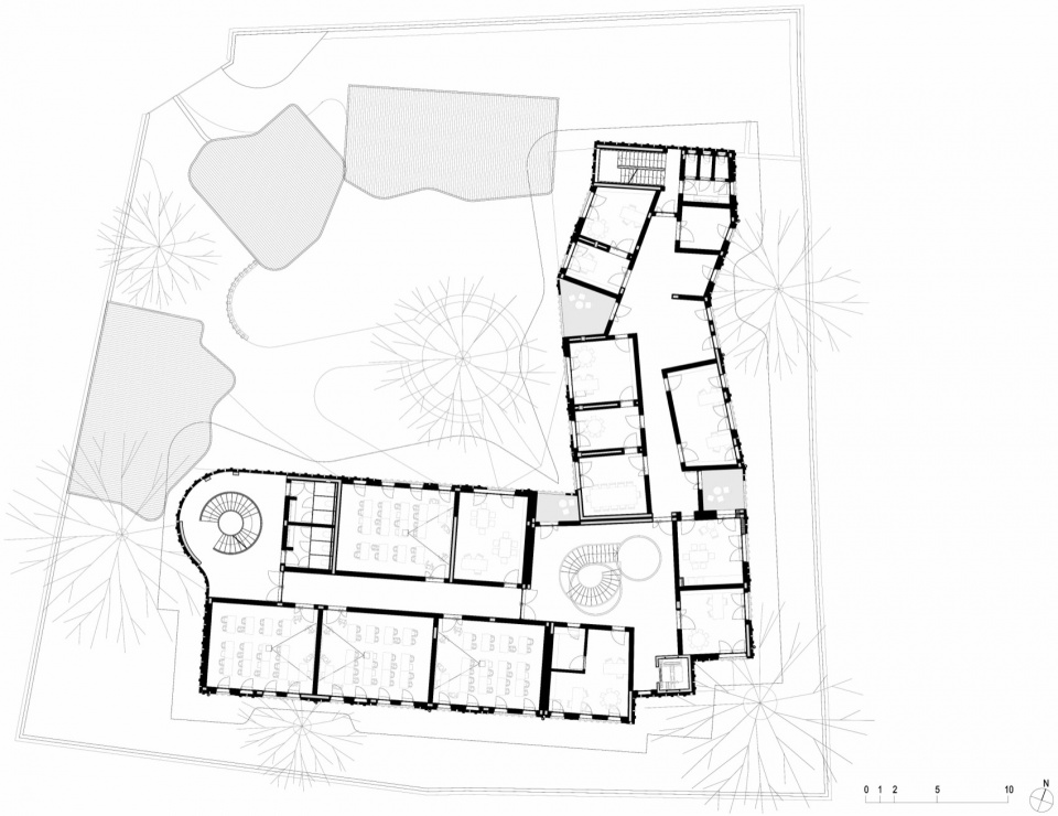 the goethe institut by kere architecture