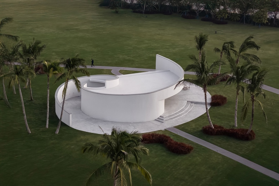 conch station a spatial vortex by perform design studio