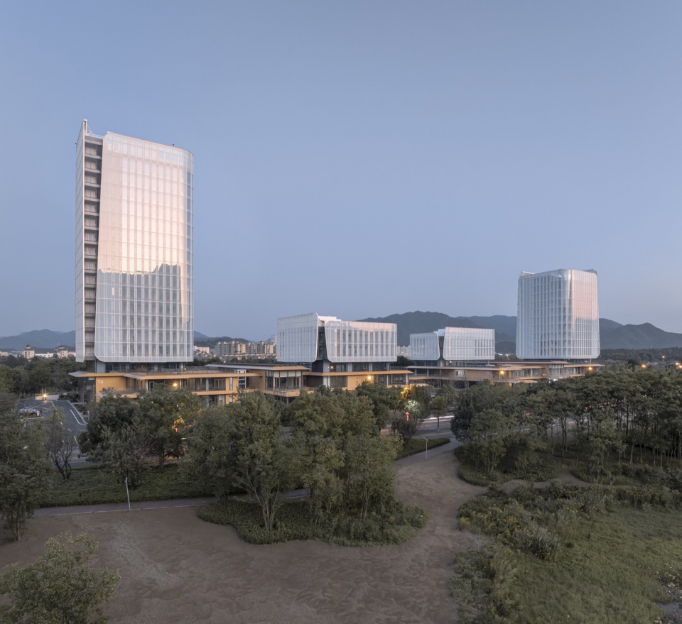 anji linxi innovation center by gla architects