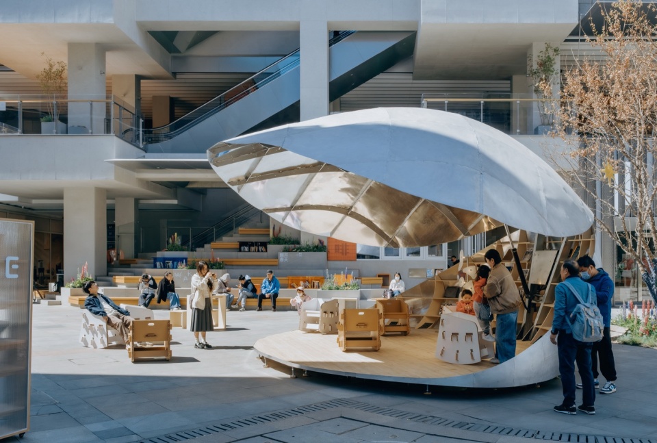 Shell Book Pavilion by LUO studio