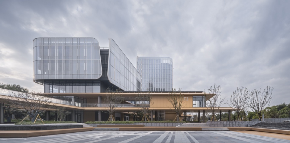 anji linxi innovation center by gla architects